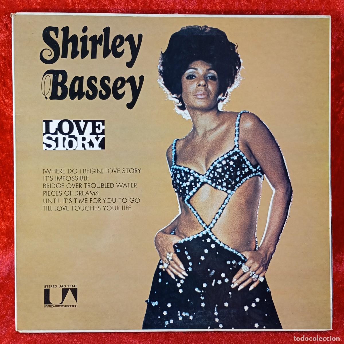 Discos de vinilo: SHIRLEY BASSEY - LOVE STORY - LP VINILO - DISCO - STEREO UAG 29 149 / 118