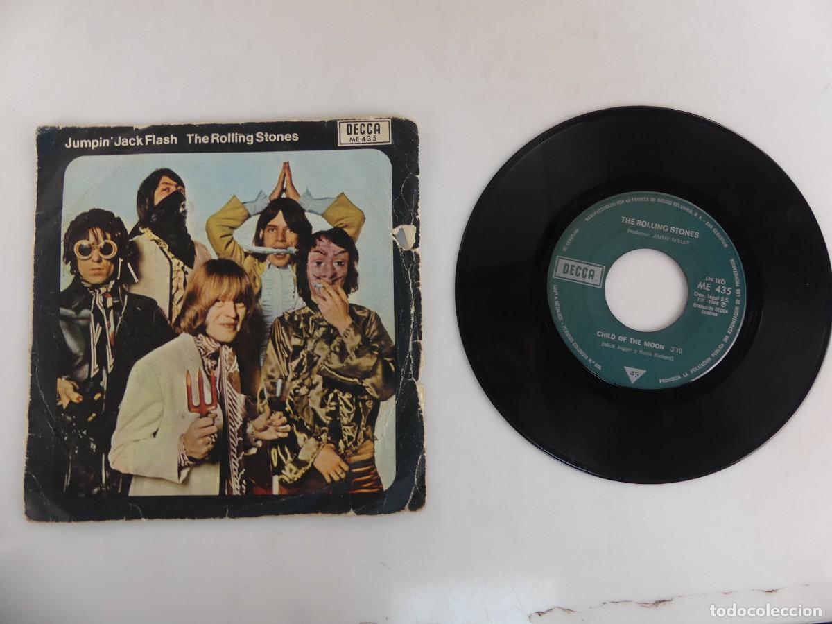 Vinyl-Schallplatten: SINGLE The Rolling Stones &ndash; Jumpin' Jack Flash / Child Of The Moon