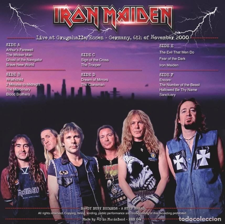 Discos de vinilo: iron maiden Scream for me essen 3 LP - Foto 3