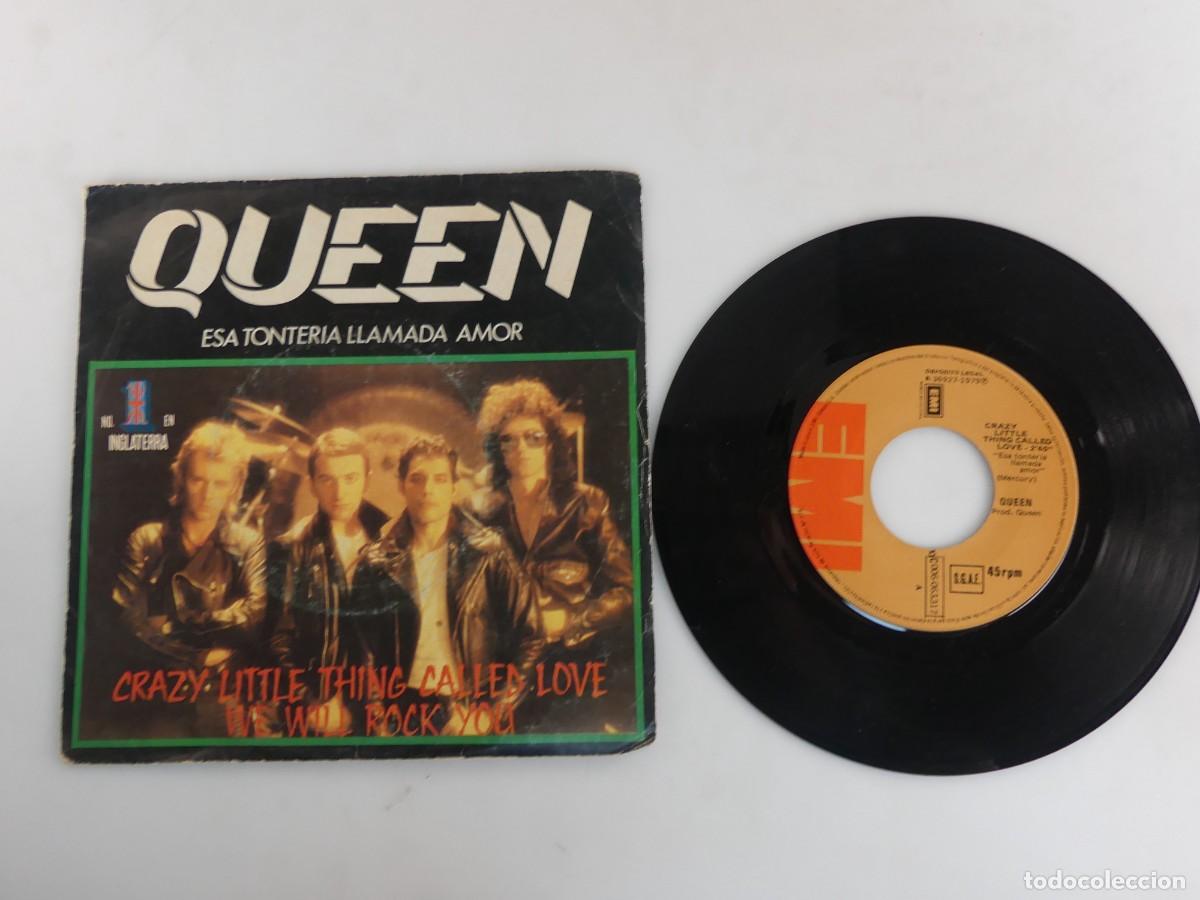 Dischi in vinile: SINGLE Queen &ndash; Esa Tonteria Llamada Amor = Crazy Little Thing Called Love