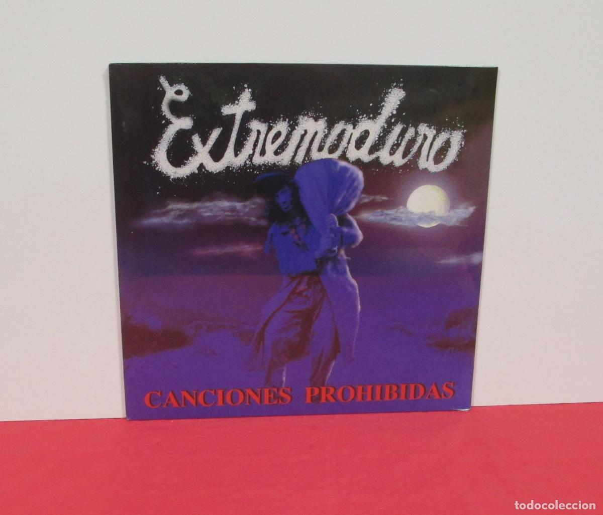 Discos de vinilo: EXTREMODURO - CANCIONES PROHIBIDAS - LP - DRO / WARNER 1998-2024 - NUEVO PRECINTADO