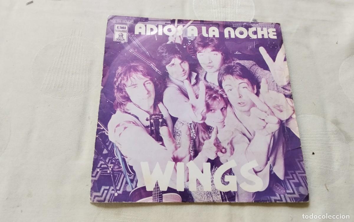 Discos de vinilo: DISCO SINGLE DE VINILO DE TWINGS &rdquo;ADIOS A LA NOCHE&rdquo; , VER DESCRIPCION