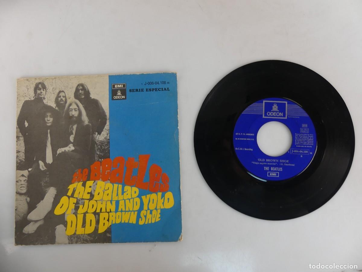 Discos de vinilo: SINGLE. The Beatles &ndash; The Ballad Of John And Yoko / Old Brown Shoe