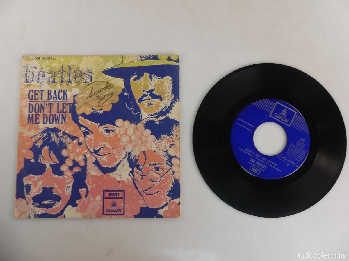 Discos de vinilo: SINGLE The Beatles Con Billy Preston &ndash; Get Back / Don't Let Me Down