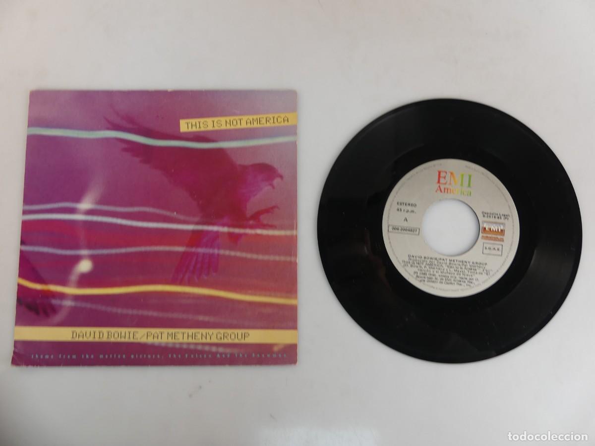 Discos de vinilo: SINGLE-DAVID BOWIE PAT PATHENY GROUP