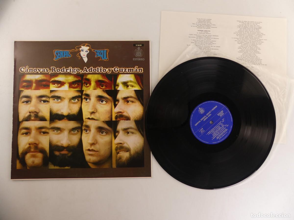Disques de vinyle: LP C&aacute;novas, Rodrigo, Adolfo Y Guzm&aacute;n &ndash; Se&ntilde;ora Azul