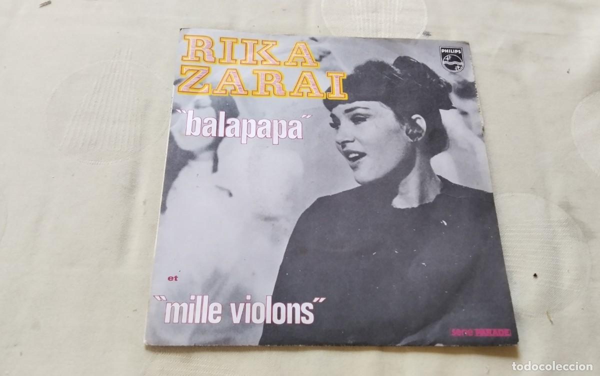 Discos de vinilo: DISCO SINGLE DE VINILO DE RIKA ZARAI &rdquo;BALAPAPA&rdquo; PHILIPS , VER DESCRIPCION