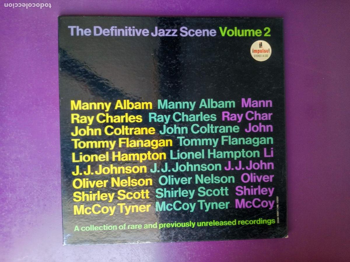 Discos de vinilo: The Definitive Jazz Scene Volume 2 - LP IMPULSE 1964 - JAZZ HARD BOP - ALBAM, COLTRANE, HAMPTON