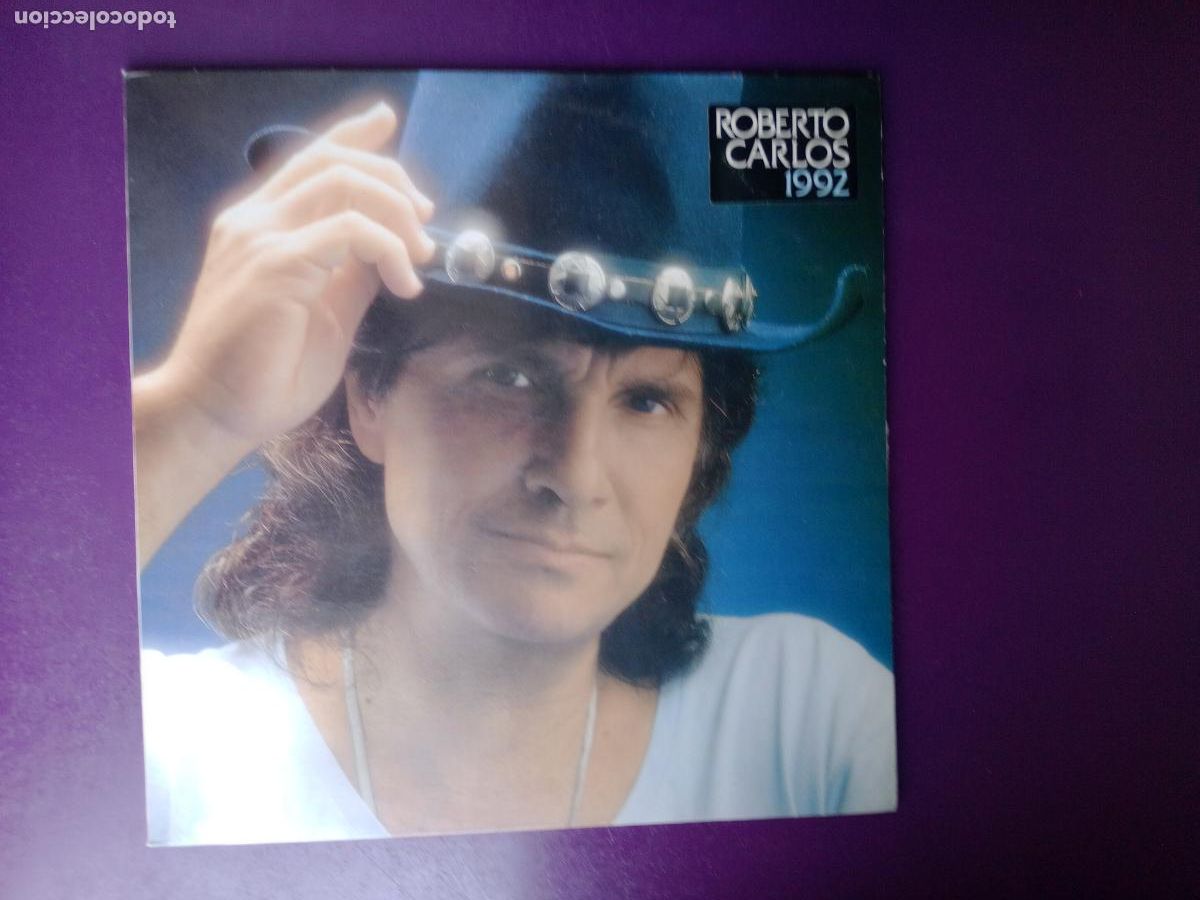 Discos de vinilo: Roberto Carlos - 1992 - LP EPIC 1991 - MELODICA BRASIL - DUO CON ROCIO DURCAL, MUY POCO USO