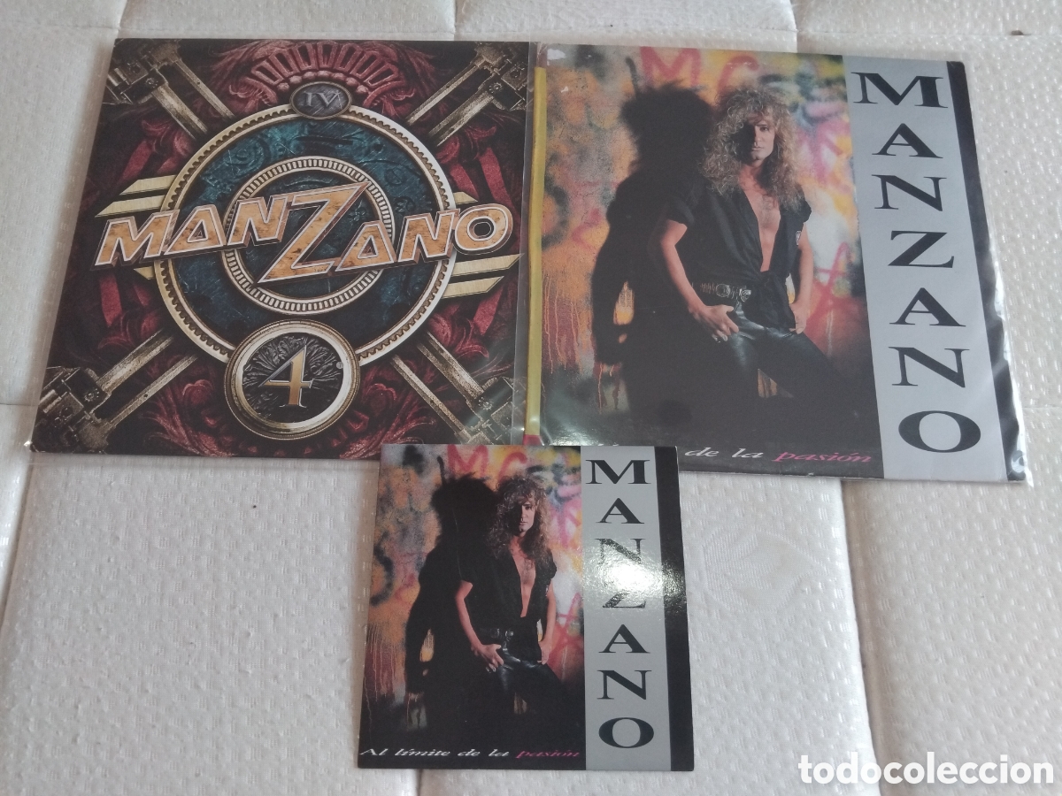 Discos de vinil: Lote Manzano 2 Vinilos y Singel