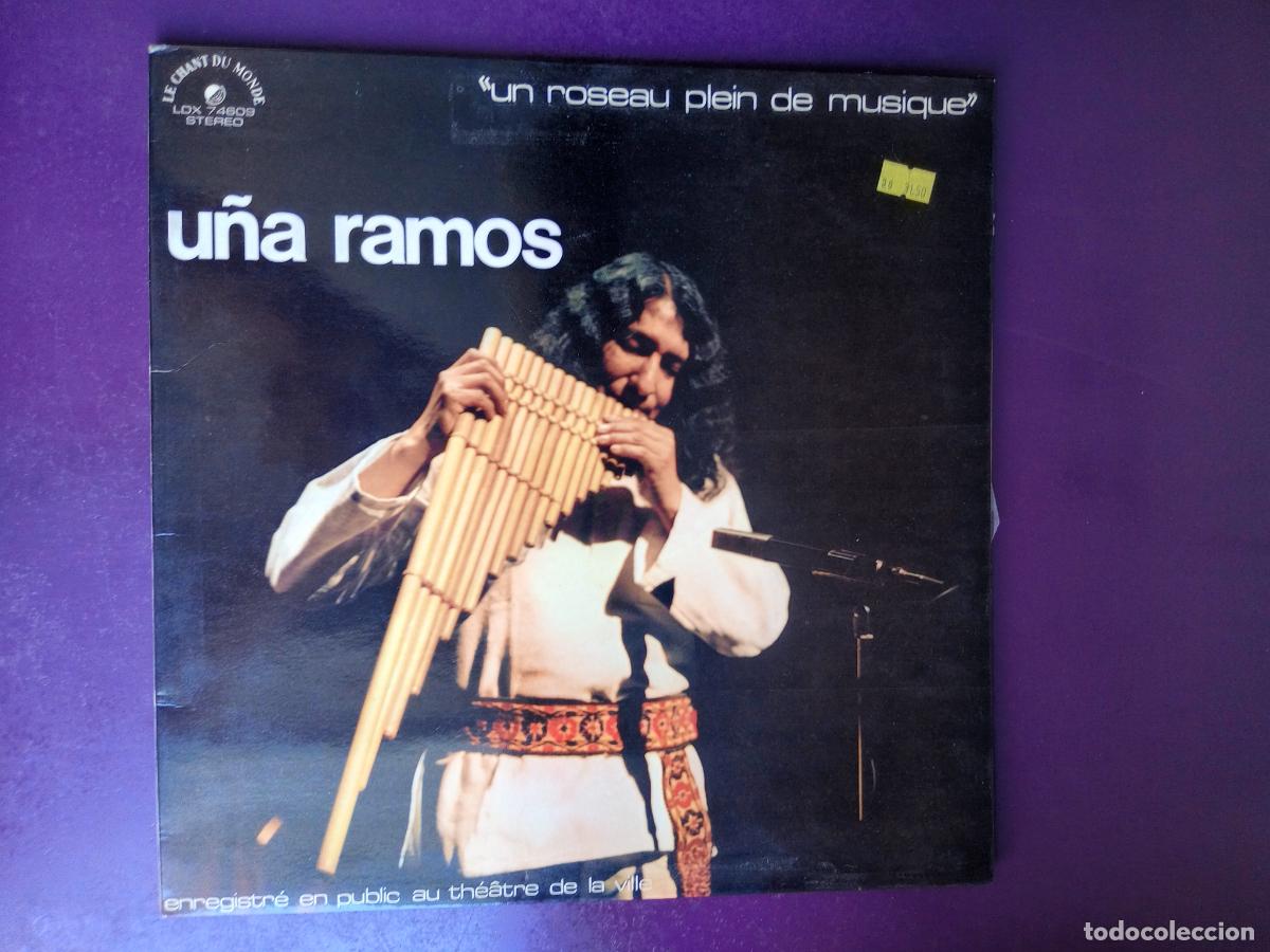 Discos de vinilo: U&ntilde;a Ramos &ndash; Un Roseau Plein De Musique - LP CHANT DU MONDE 1976 FOLK TRADICIONAL ARGENTINA -