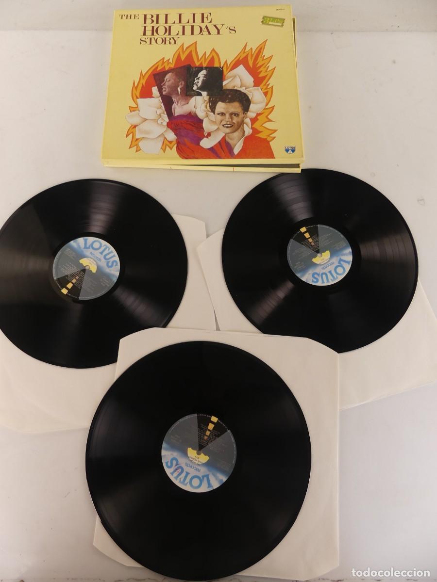 Discos de vinilo: 3LP'S THE BILLIE HOLIDAY'S STORY