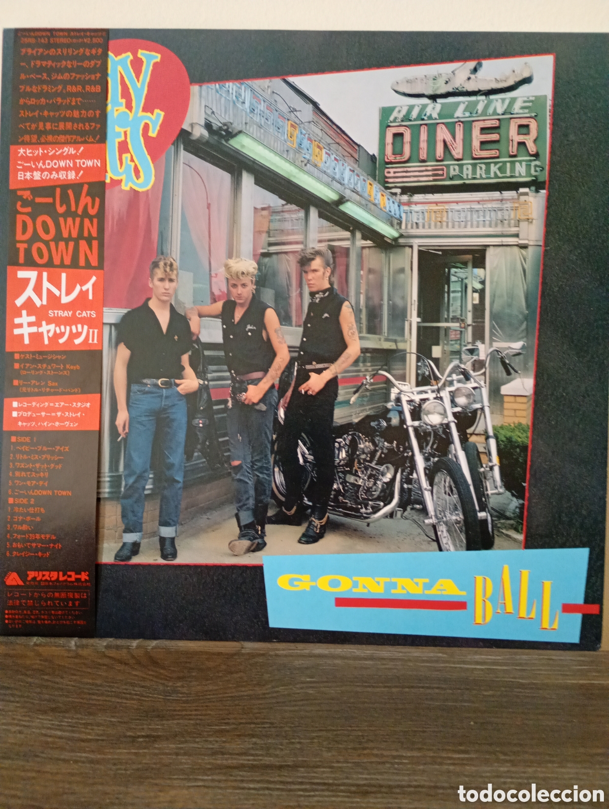 Discos de vinilo: Stray Cats, Gonna ball 1981. Made in Japan + Obi y encarte.