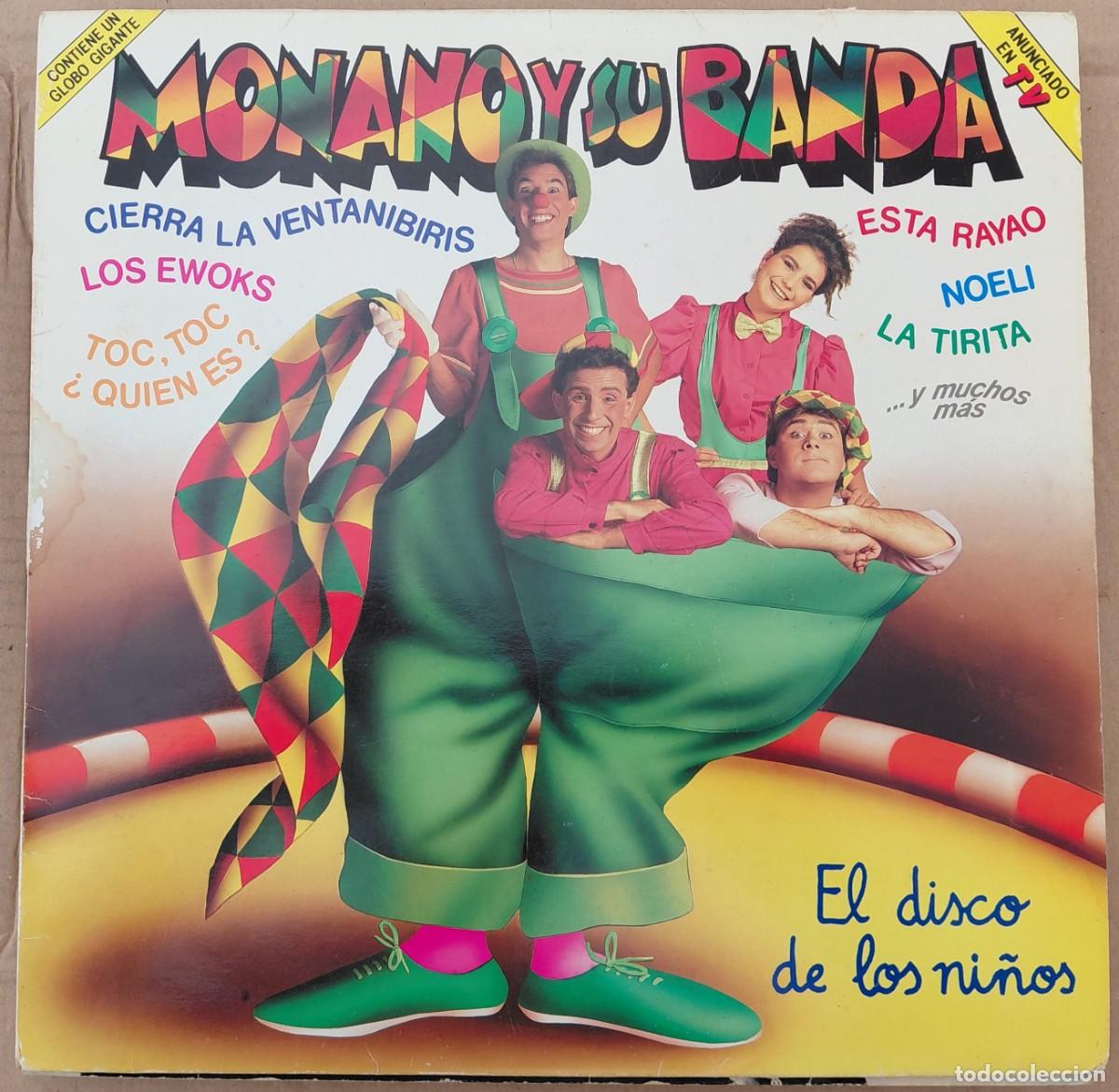 Discos de vinilo: MONANO Y SU BANDA EL DISCO DE LOS NI&Ntilde;OS EMI 1986