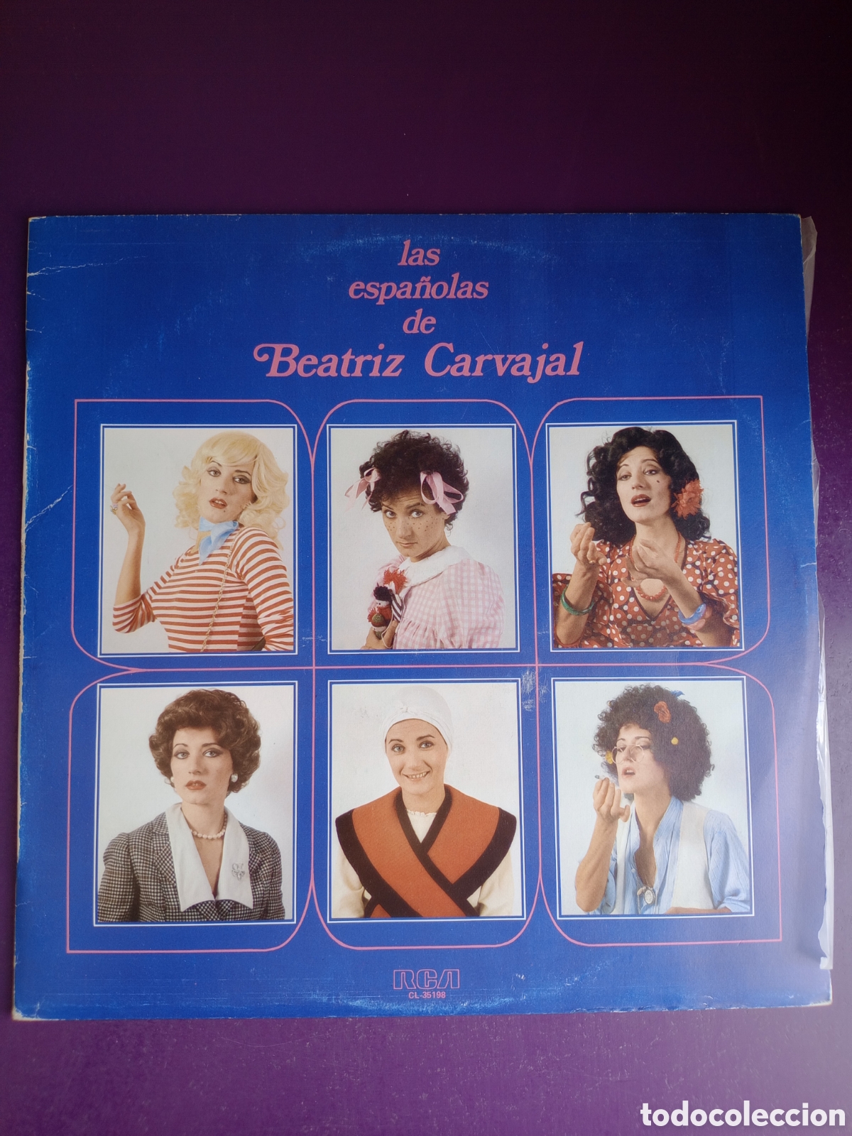Discos de vinilo: Las Espa&ntilde;olas De Beatriz Carvajal - LP RCA 1980 - HUMOR 70'S 80'S - CINE, TEATRO, TV - SIN USO