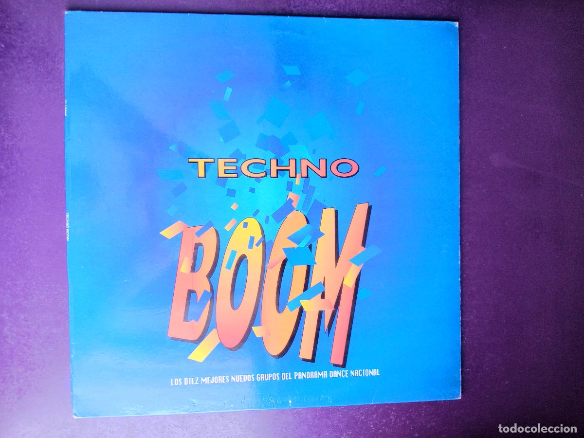 Discos de vinilo: Techno Boom - LP GINGER 1994 - ENERO, SUE&Ntilde;OS ROTOS, THE MARK, ALTER EGO, PROYECTO URBANO, ETC