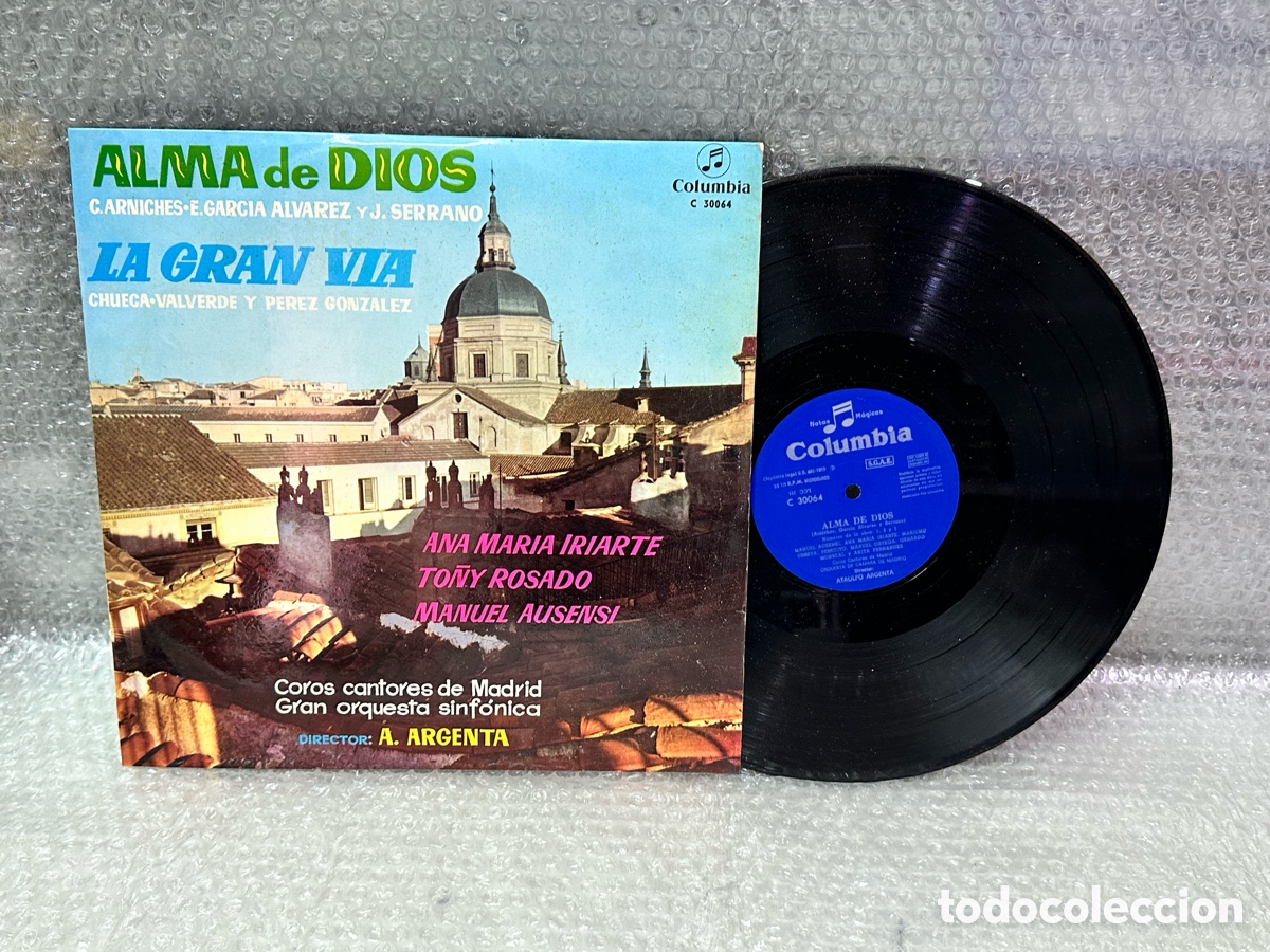 Discos de vinil: VINILO ALMA de DIOS ANA MARIA IRIARTE TONY ROSADO MANUEL AUSENSI