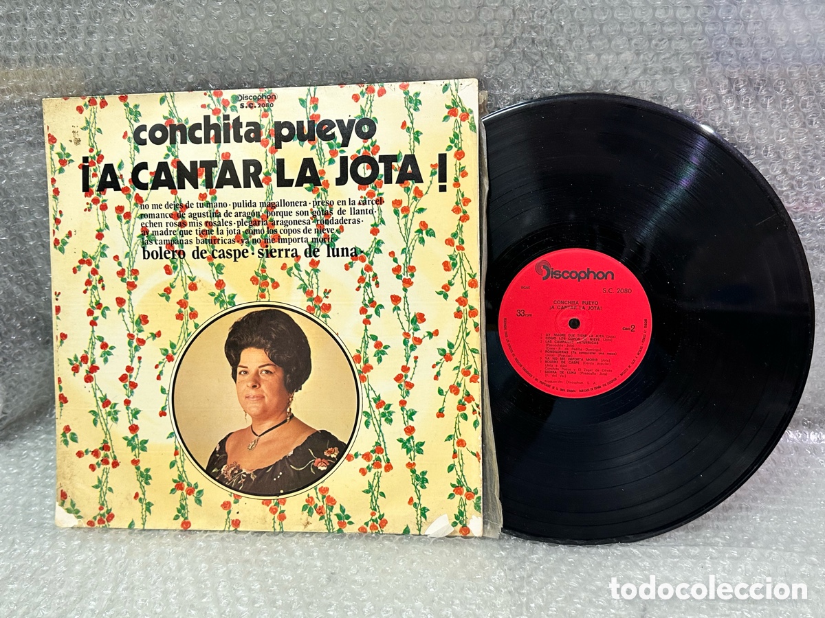 Disques de vinyle: VINILO Conchita Pueyo IAC&Aacute;NTAR LA JOTA