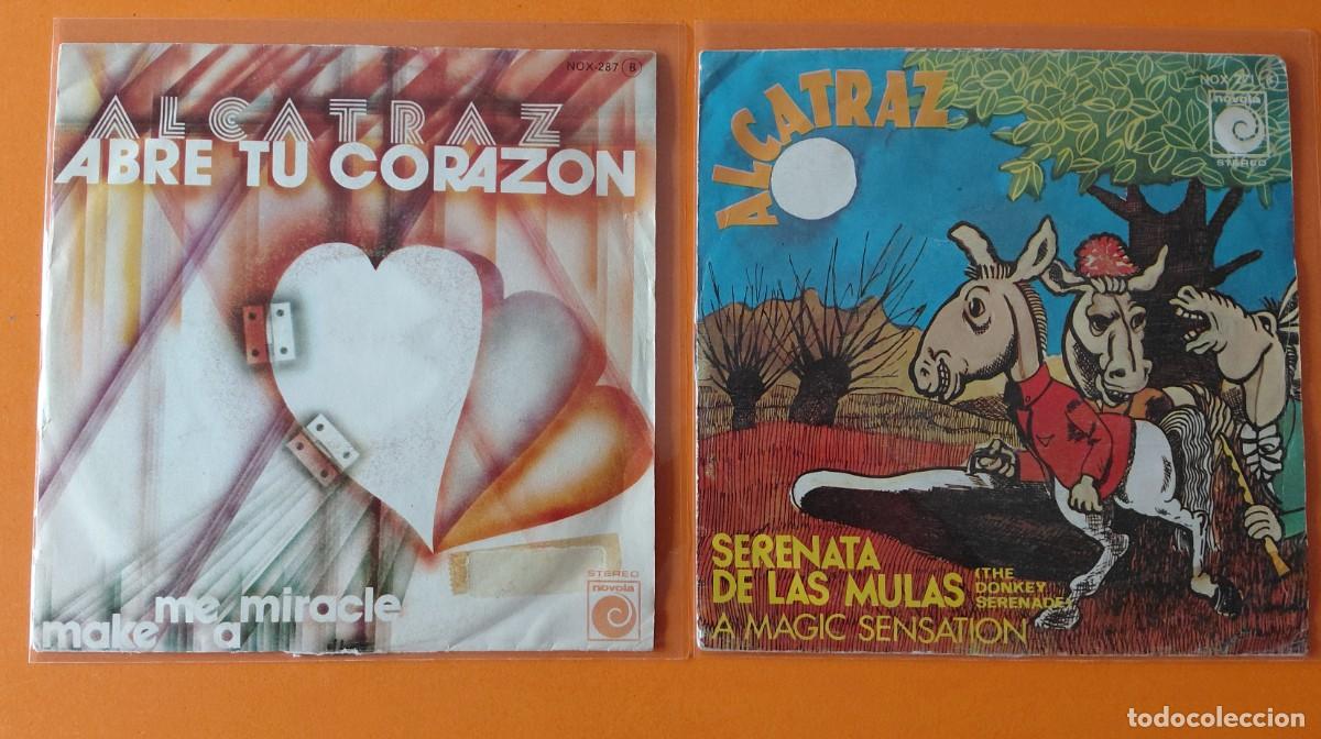 Discos de vinilo: ALCATRAZ LOTE 2 SINGLES NOVOLA 1976/77