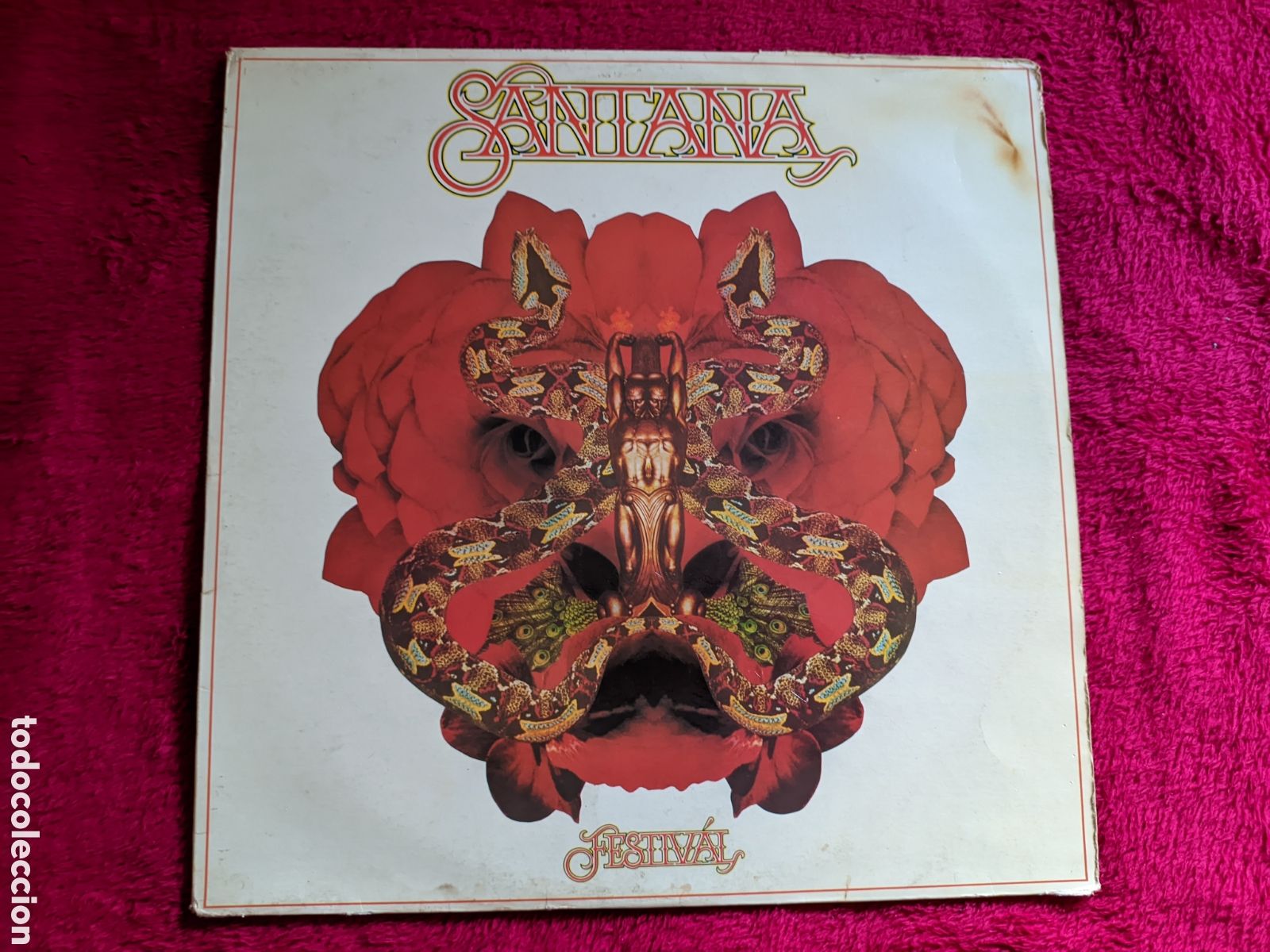 Discos de vinilo: // Santana &ndash; Festival - CBS Espa&ntilde;a 1976,stereo