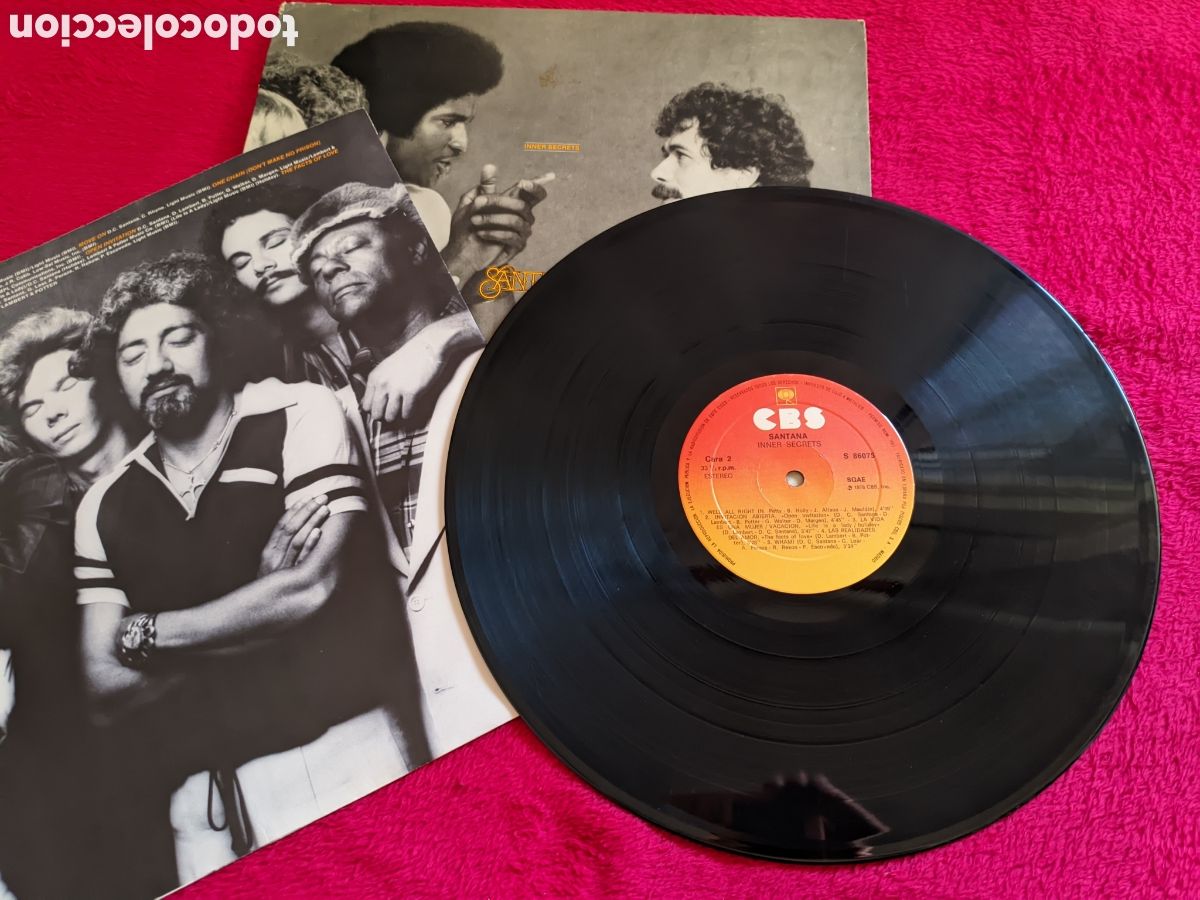 Discos de vinilo: // Santana &ndash; Inner Secrets - CBS Espa&ntilde;a 1978,stereo - Foto 4