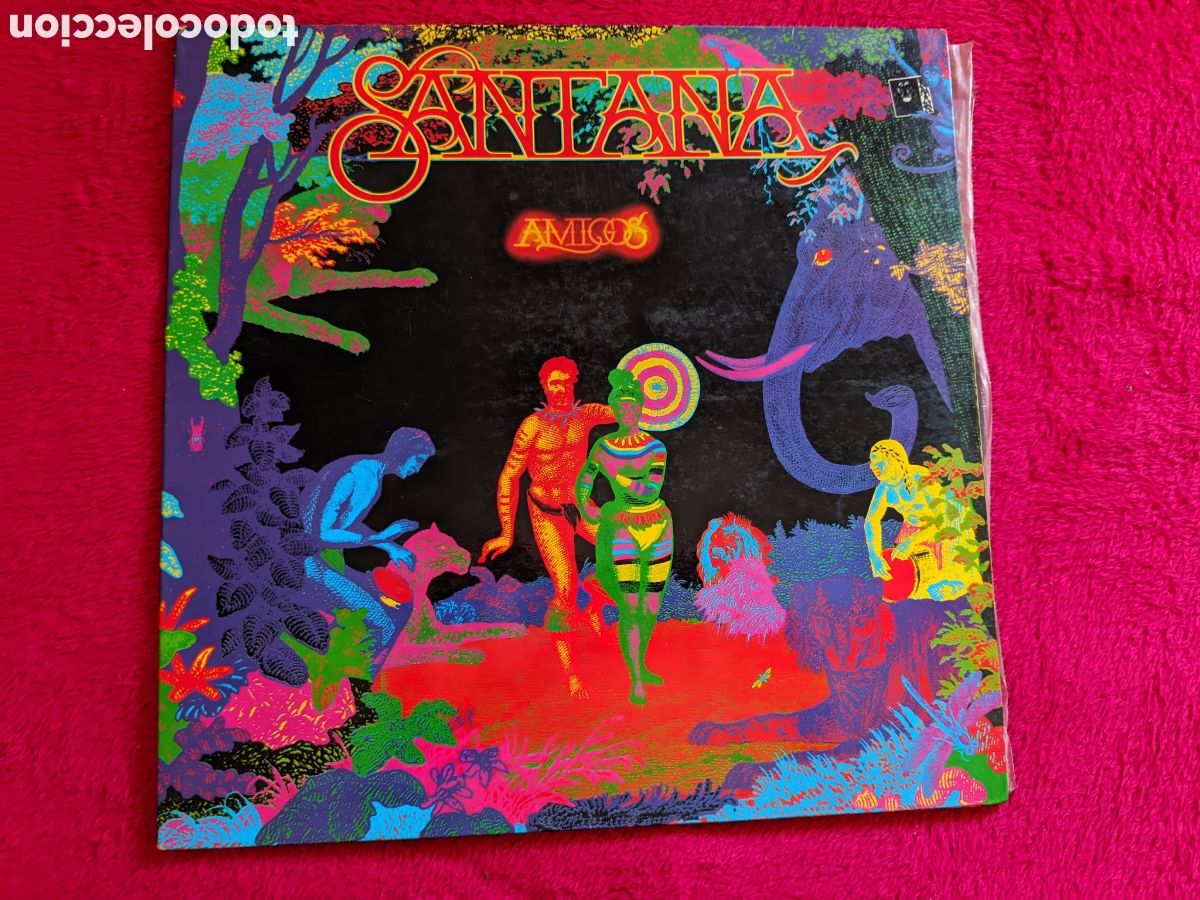 Discos de vinilo: // Santana &ndash; Amigos - CBS Espa&ntilde;a 1975,stereo, gatefold