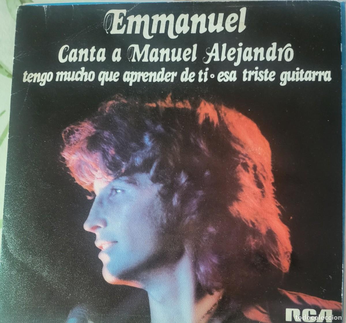 Discos de vinilo: Emmanuel single sello RCA Victor editado en Espa&ntilde;a a&ntilde;o 1980...