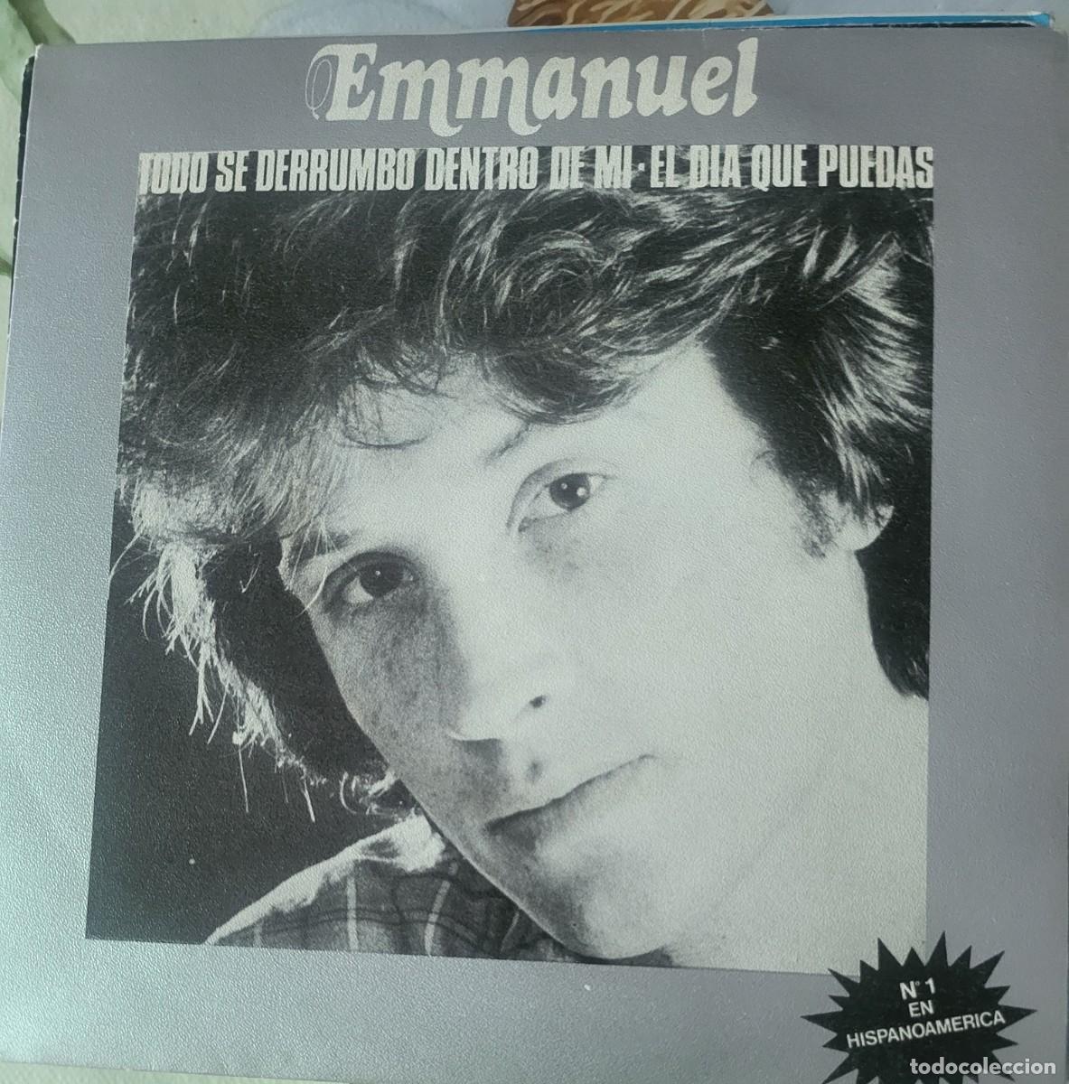 Discos de vinilo: Emmanuel single sello RCA Victor editado en Espa&ntilde;a a&ntilde;o 1981 promocional...