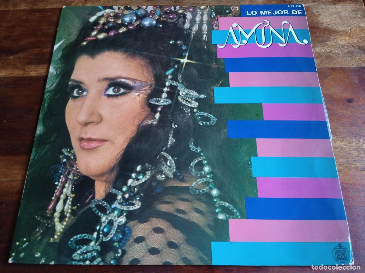 Discos de vinilo: Amina - Lo mejor de Amina - Lp original Hispavox 1980