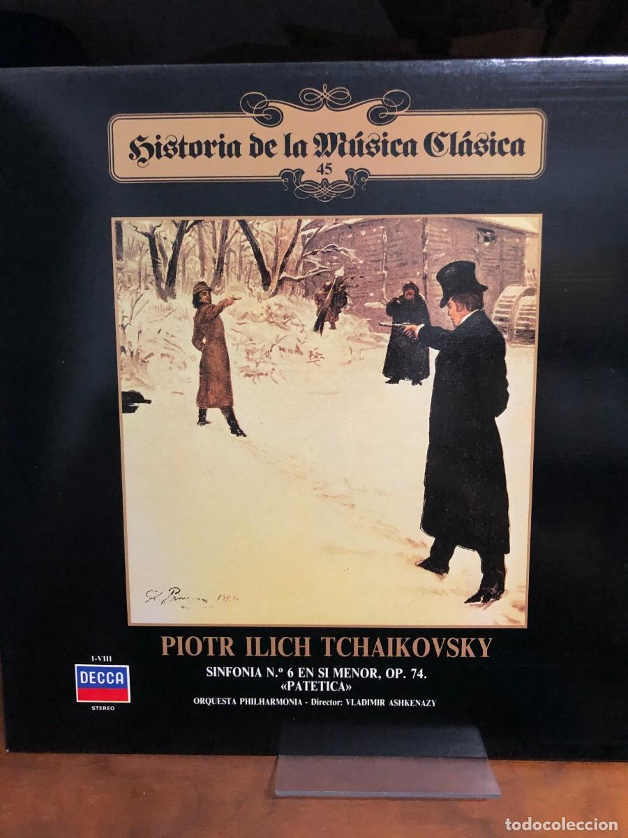 Discos de vinilo: Vol. 45: Sinfon&iacute;a N.&ordm; 6 &rdquo;Pat&eacute;tica&rdquo; Piotr Ilich Tchaikovsky / Orq. Philharmonia - V. Ashkenazy