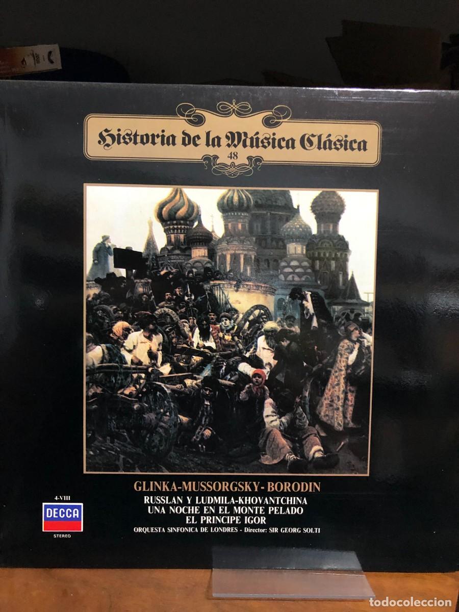 Discos de vinilo: Historia de la M&uacute;sica Cl&aacute;sica N&ordm; 48 (Glinka / M&uacute;sorgski / Borod&iacute;n) M. Glinka, M. M&uacute;sorgski, A. Bo