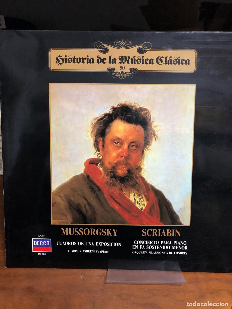 Discos de vinilo: Historia de la M&uacute;sica Cl&aacute;sica Vol. 50 Mussorgsky / Scriabin M. M&uacute;sorgski, A. Skriabin