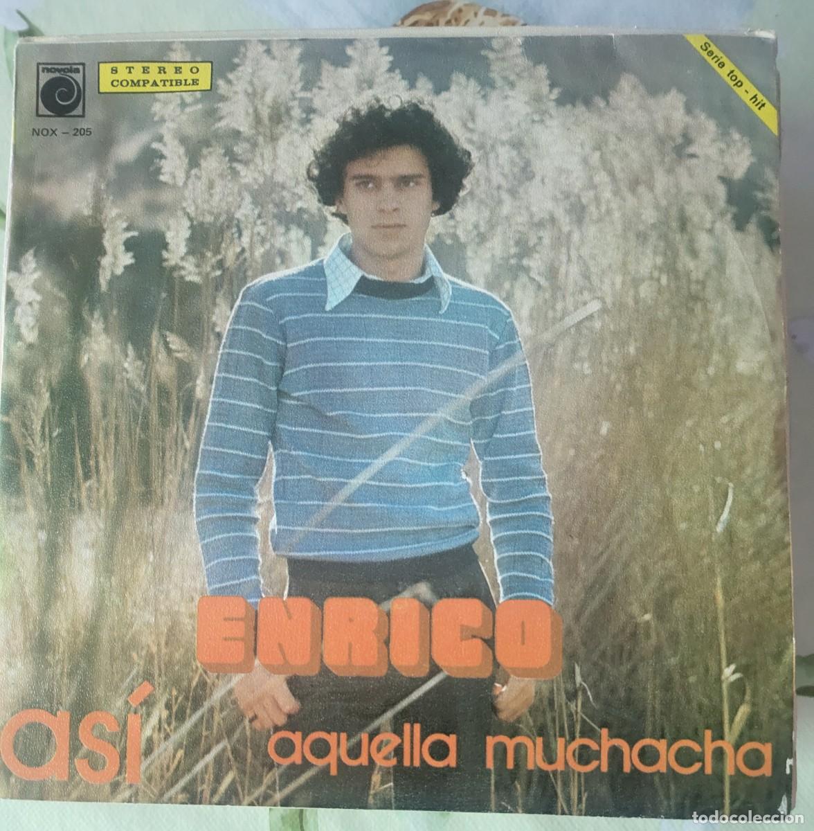 Discos de vinilo: Enrico single sello Novola editado en Espa&ntilde;a a&ntilde;o 1974 promocional...