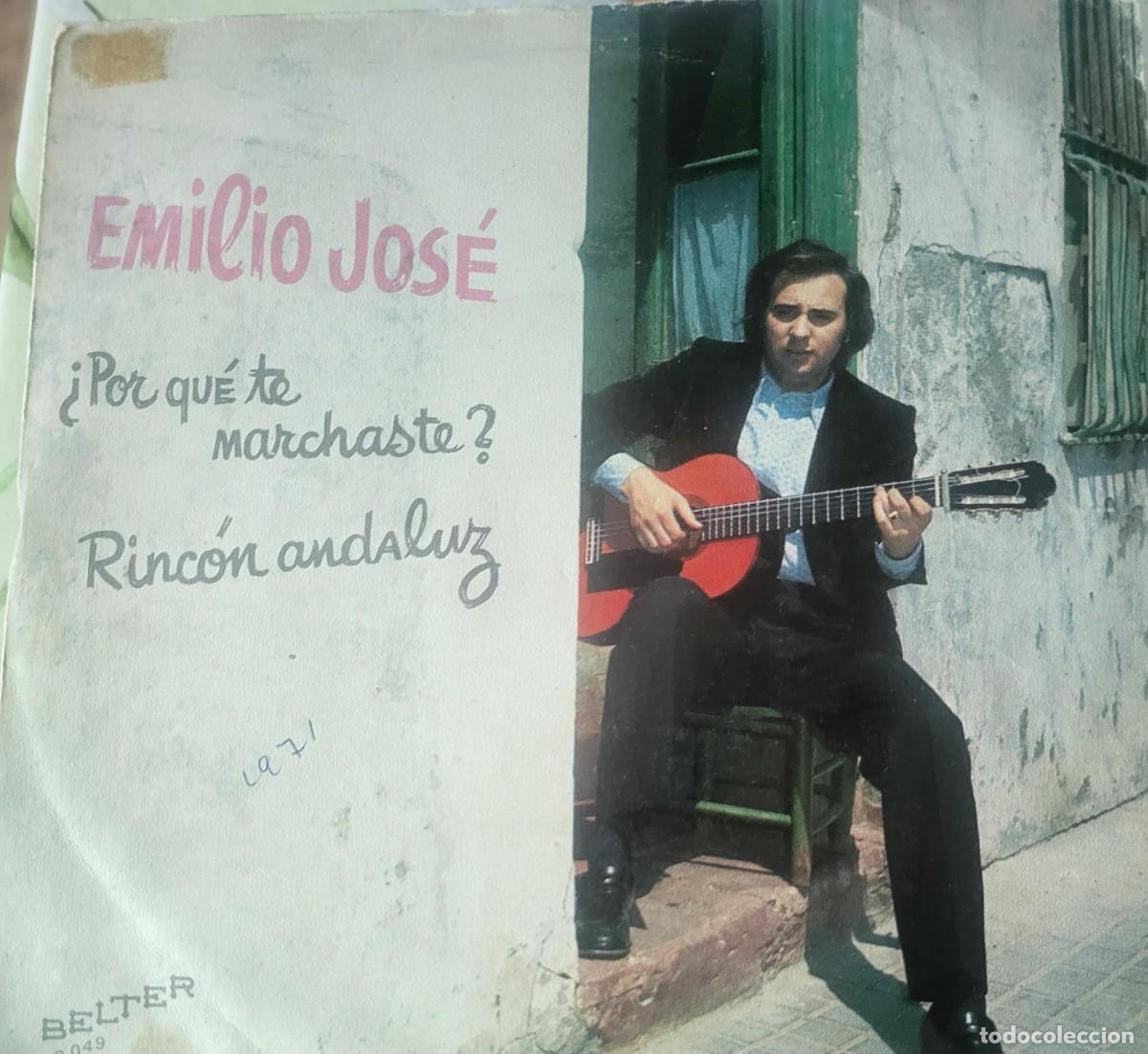 Discos de vinilo: Emilio Jose single sello Belter editado en Espa&ntilde;a a&ntilde;o 1971...
