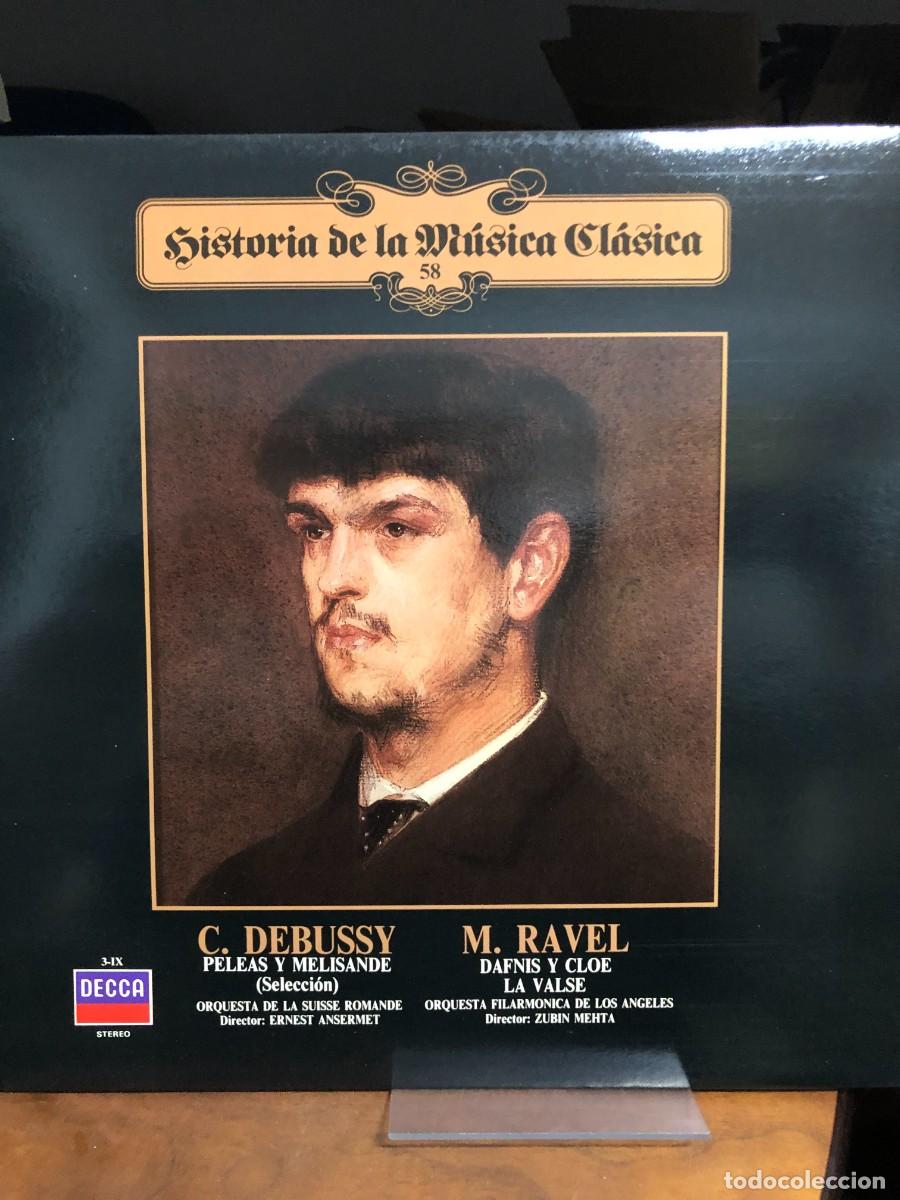 Discos de vinilo: Historia de la M&uacute;sica Cl&aacute;sica Vol. 58 C. Debussy / M. Ravel C. Debussy, M. Ravel