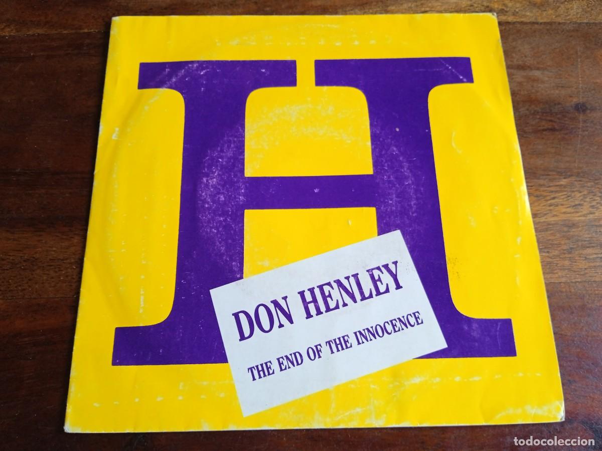 Discos de vinilo: Don Henley - The end of the innocence - Single original Geffen Records 1989 Promocional