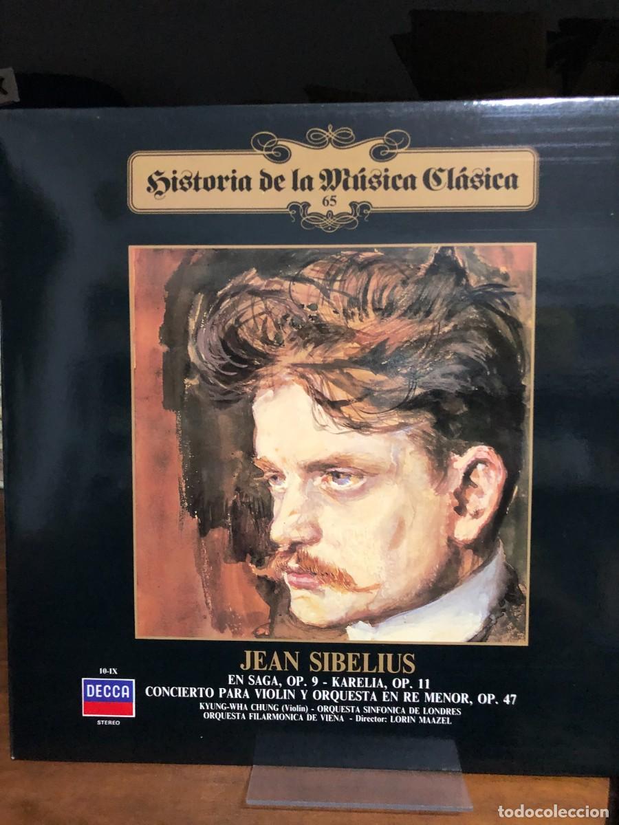 Discos de vinilo: Historia de la M&uacute;sica Cl&aacute;sica Vol. 65 Jean Sibelius