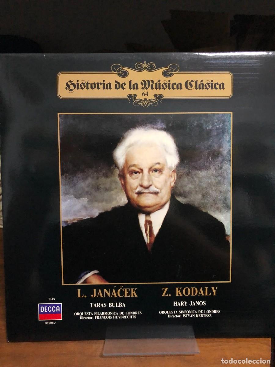 Discos de vinilo: Historia de la M&uacute;sica Cl&aacute;sica Vol. 64 L. Jan&aacute;ček / Z. Kod&aacute;ly