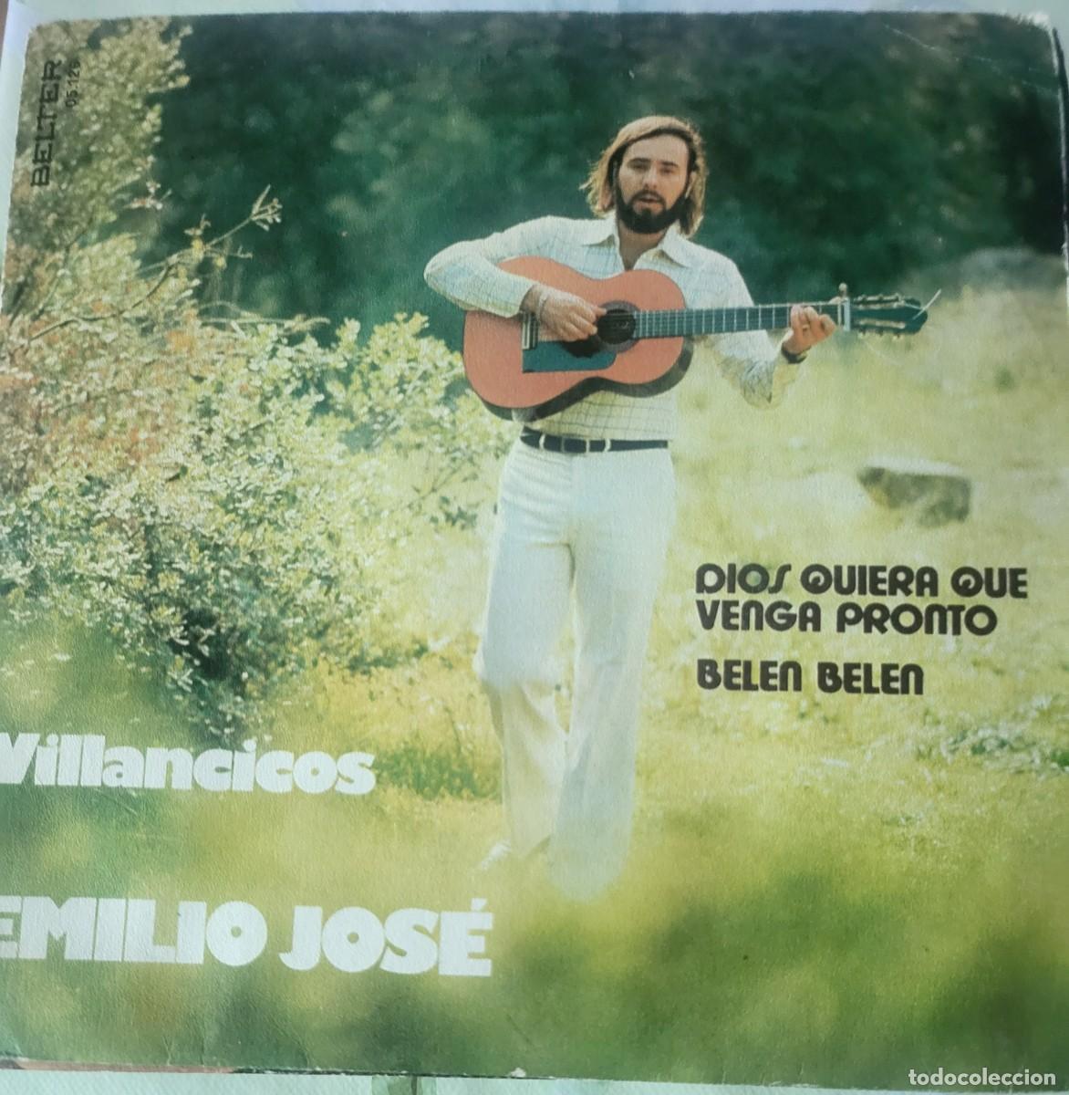 Discos de vinilo: Emilio Jose single sello Belter editado en Espa&ntilde;a a&ntilde;o 1973...