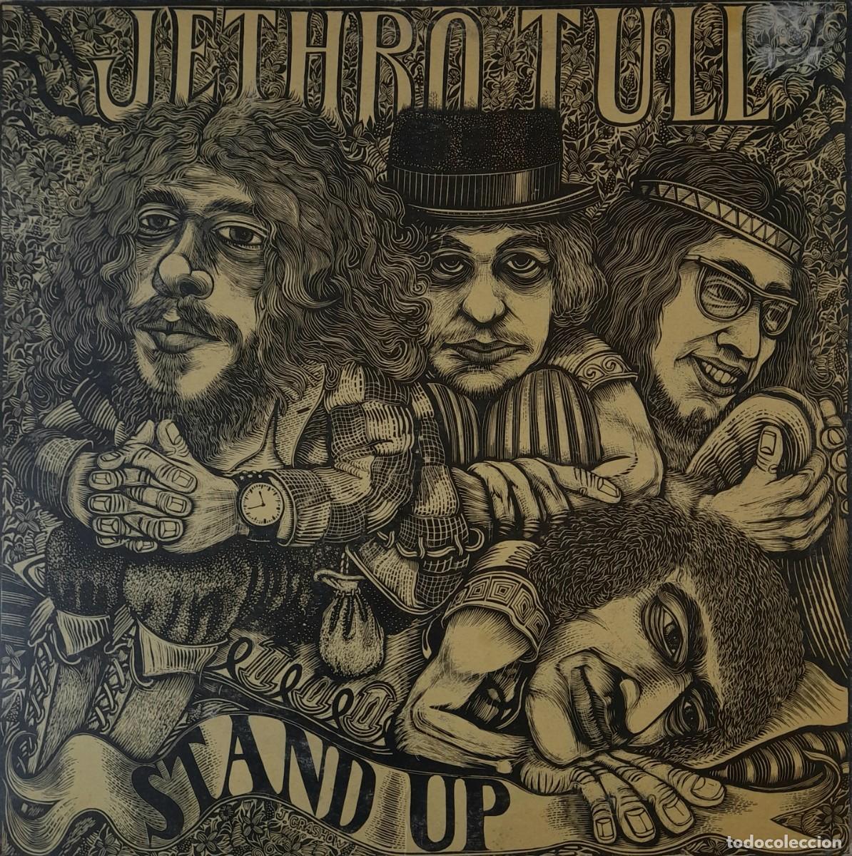 Discos de vinilo: Jethro Tull. Stand Up. LP Vinilo 1969 UK. Carpeta doble con desplegable