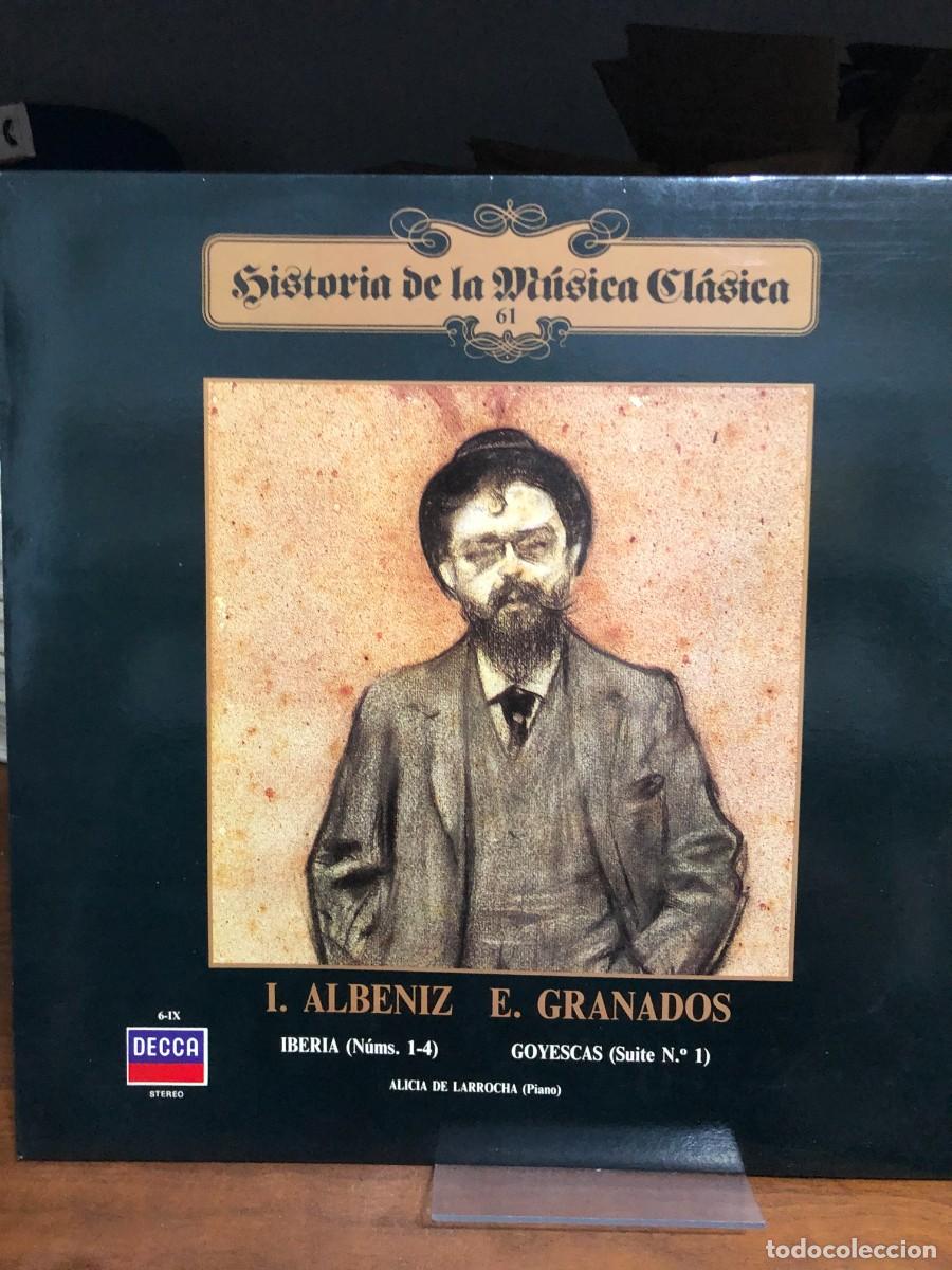 Discos de vinilo: Historia de la M&uacute;sica Cl&aacute;sica Vol. 61 I. Alb&eacute;niz / E. Granados