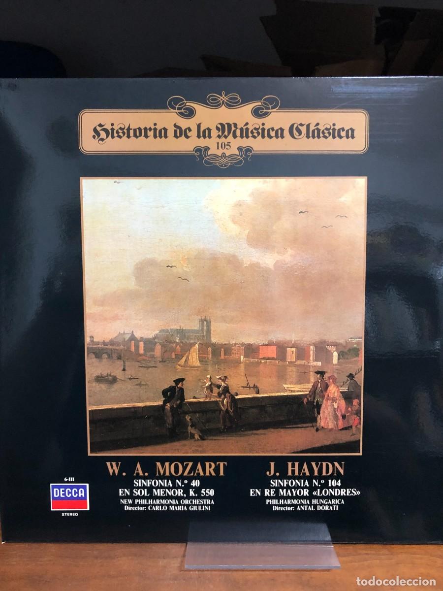 Discos de vinilo: Historia de la M&uacute;sica Cl&aacute;sica Vol. 105 W. A. Mozart / J. Haydn