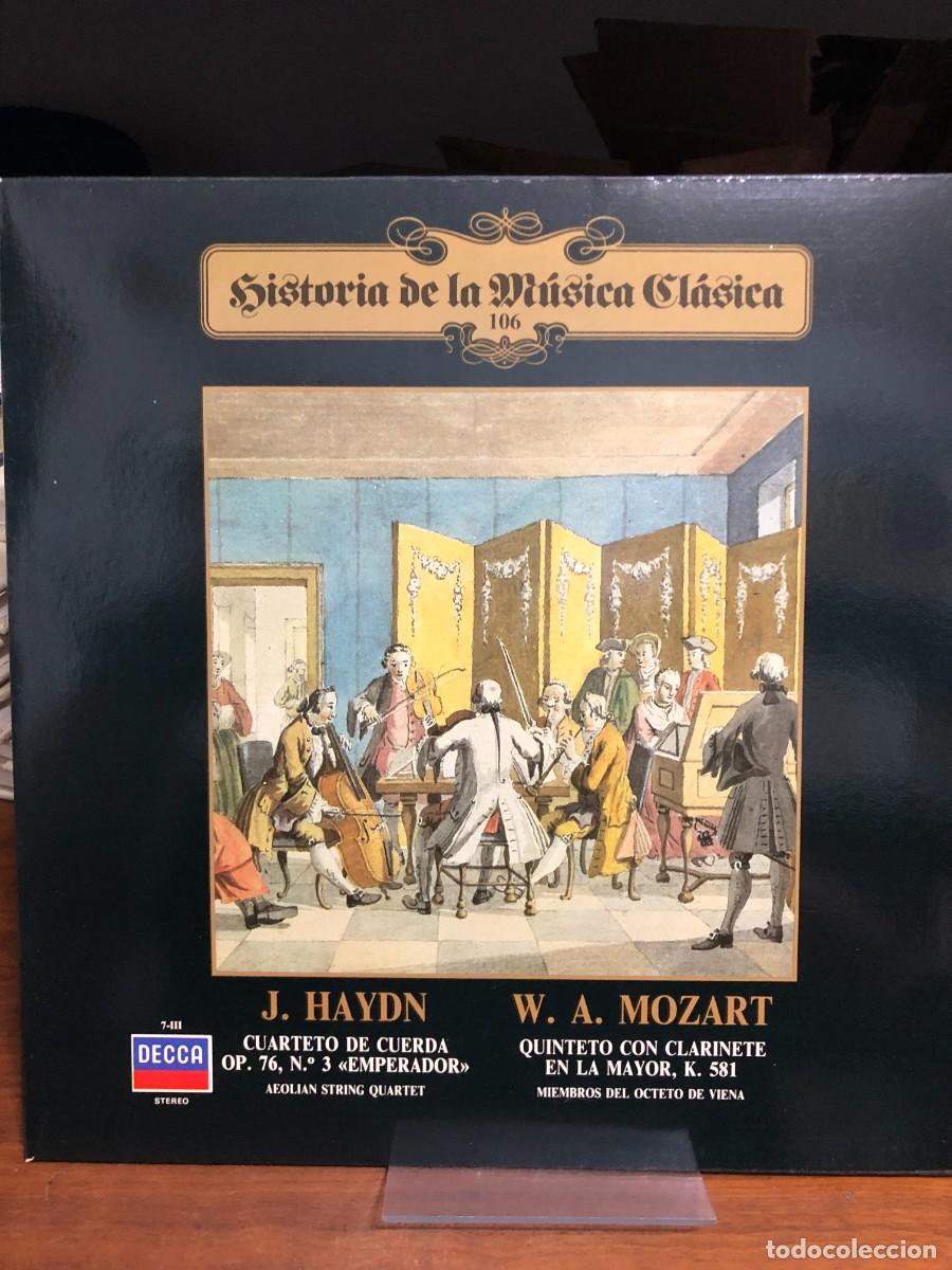 Discos de vinilo: Historia de la M&uacute;sica Cl&aacute;sica Vol. 106 J. Haydn / W. A. Mozart