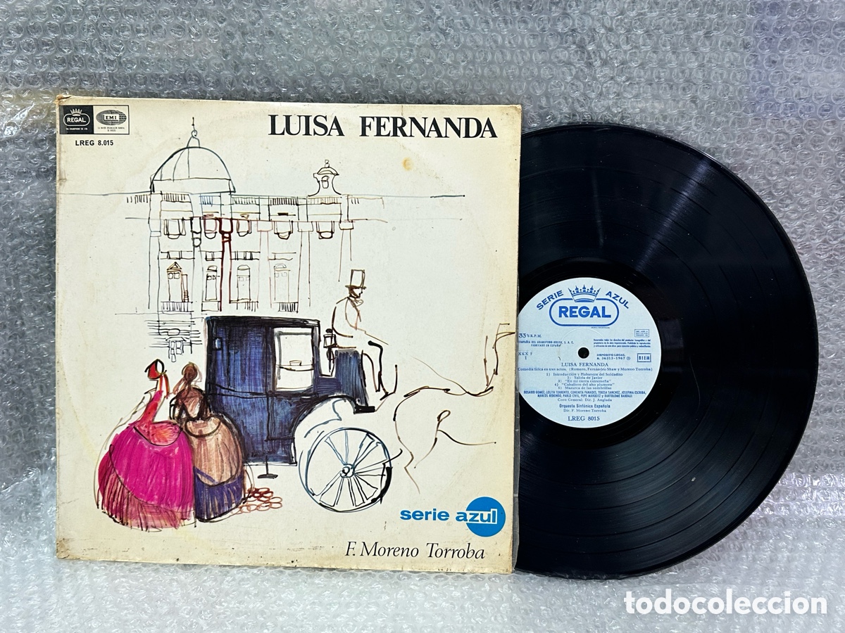 Discos de vinil: VINILO LUISA FERNANDA E Moreno Torroba serie azul