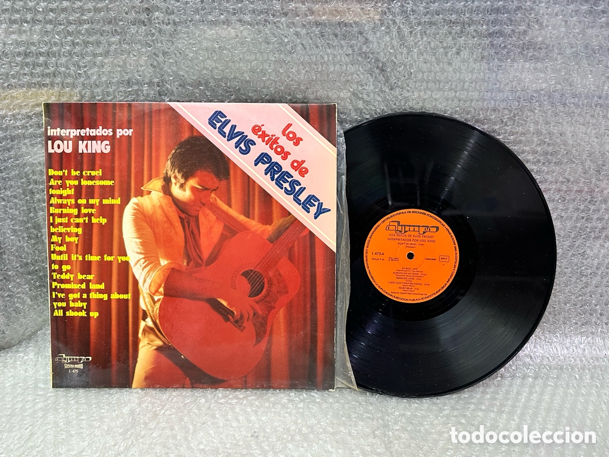 Vinyl-Schallplatten: Vinilo Los &eacute;xitos de ELVIS PRESLEY interpretados por LOU KING