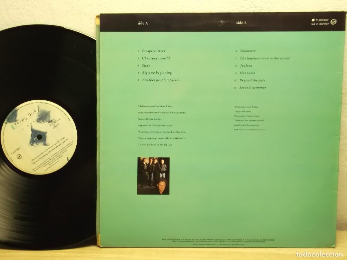 Discos de vinilo: The Big Dish &ndash; Swimmer LP 1986 - Foto 2