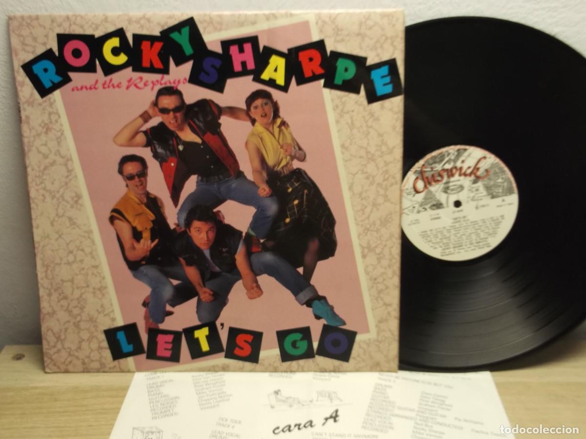 Discos de vinilo: Rocky Sharpe & The Replays - Let's Go - LP 1981