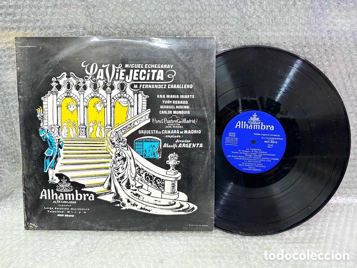 Discos de vinil: Vinilo LA VIEJECITA MIGUEL ECHEGARAY M. FERNANDEZ CABALLERO