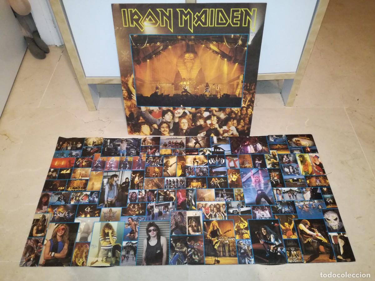 Discos de vinilo: IRON MAIDEN-LIVE AFTER DEATH-DOBLE LP-CON ENCARTES Y LIBRETO