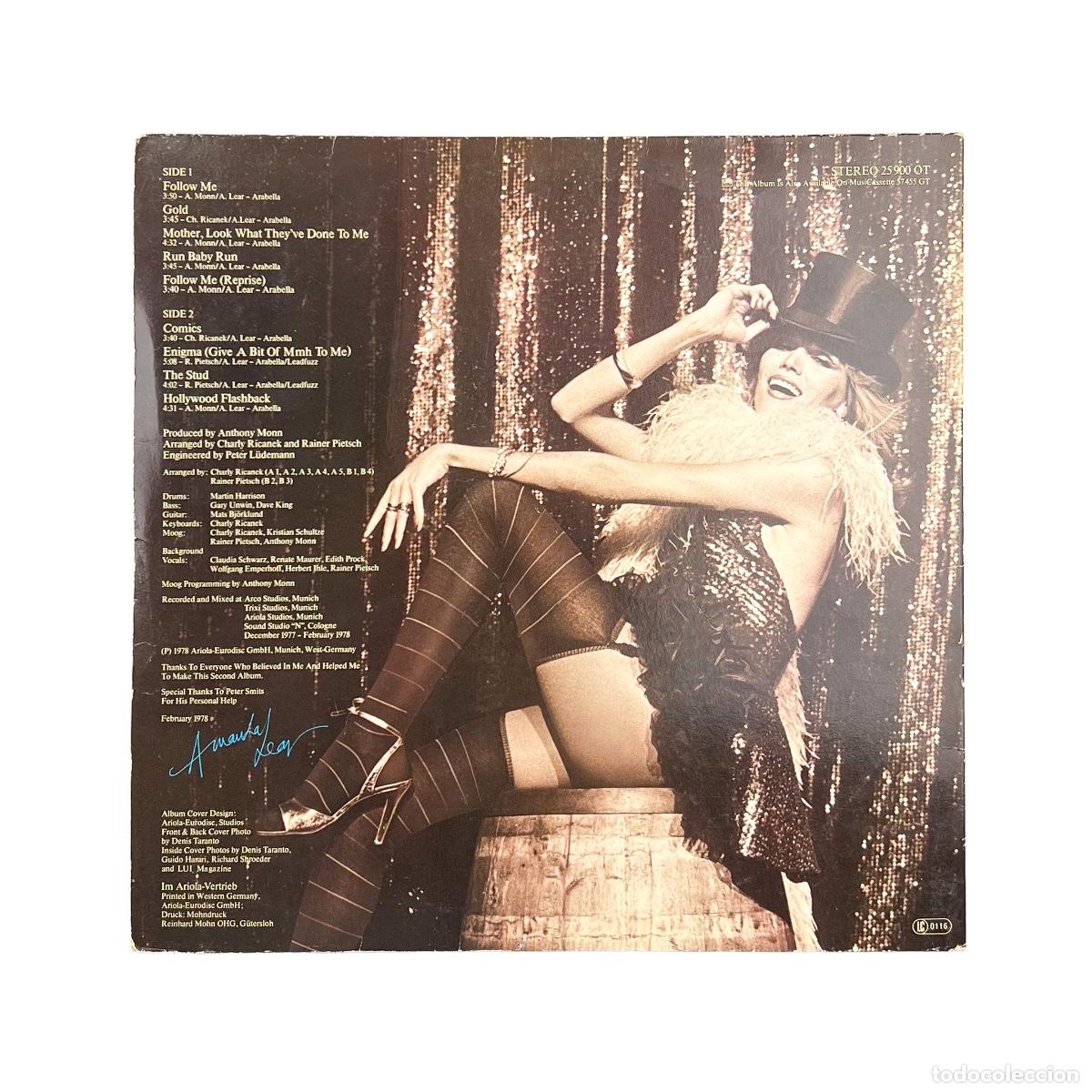 Discos de vinilo: LP. Amanda Lear. Sweet Revenge (VG+/VG) - Foto 2